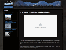 Tablet Screenshot of dreamskiadventures.com
